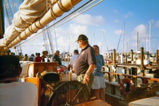 Leaving the dock